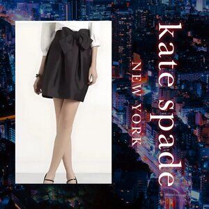 Kate Spade New York Silk Skirt with bow detail and pockets (size 2)